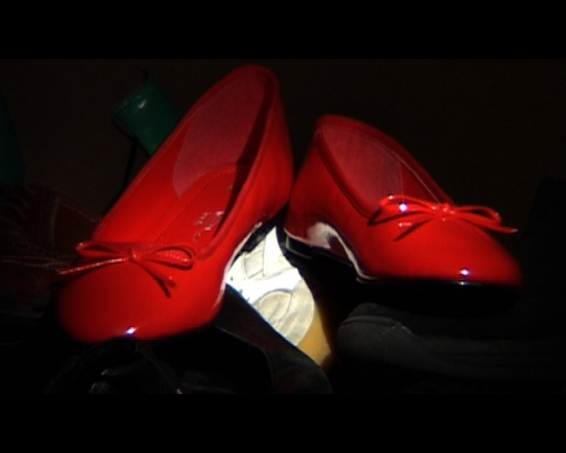 elysium red shoes